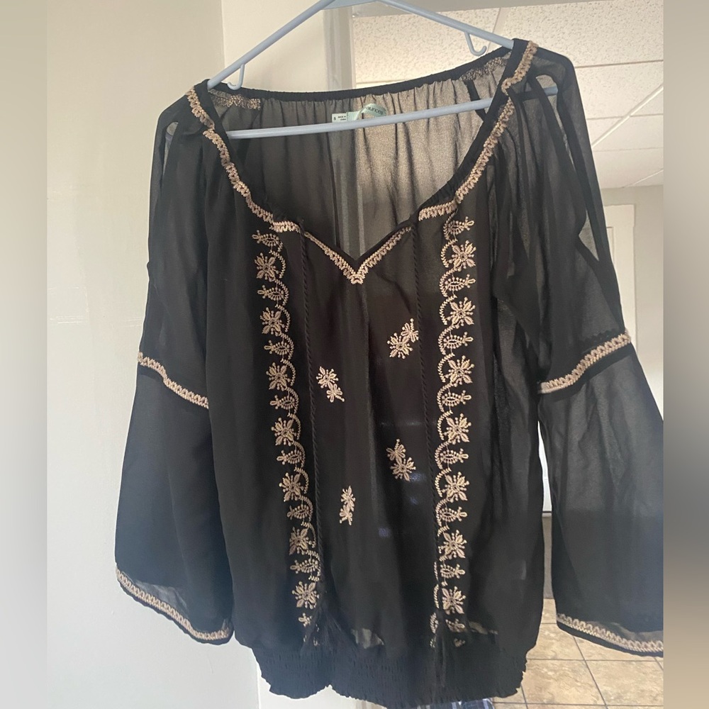 Sheer Dressy Top